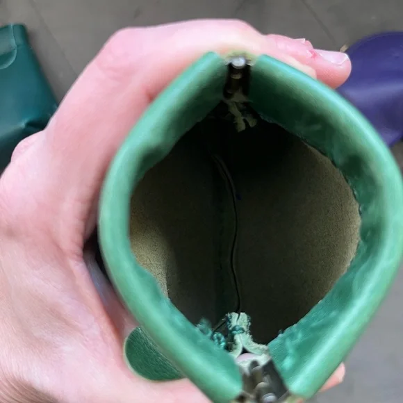 Lot of 5 Portland Leather Goods Accessories in Blues, Greens, Purple - Picture 8 of 13